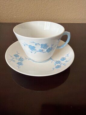 Vintage Spode Copeland's China Blanche de Chine Teacup & Saucer Set England